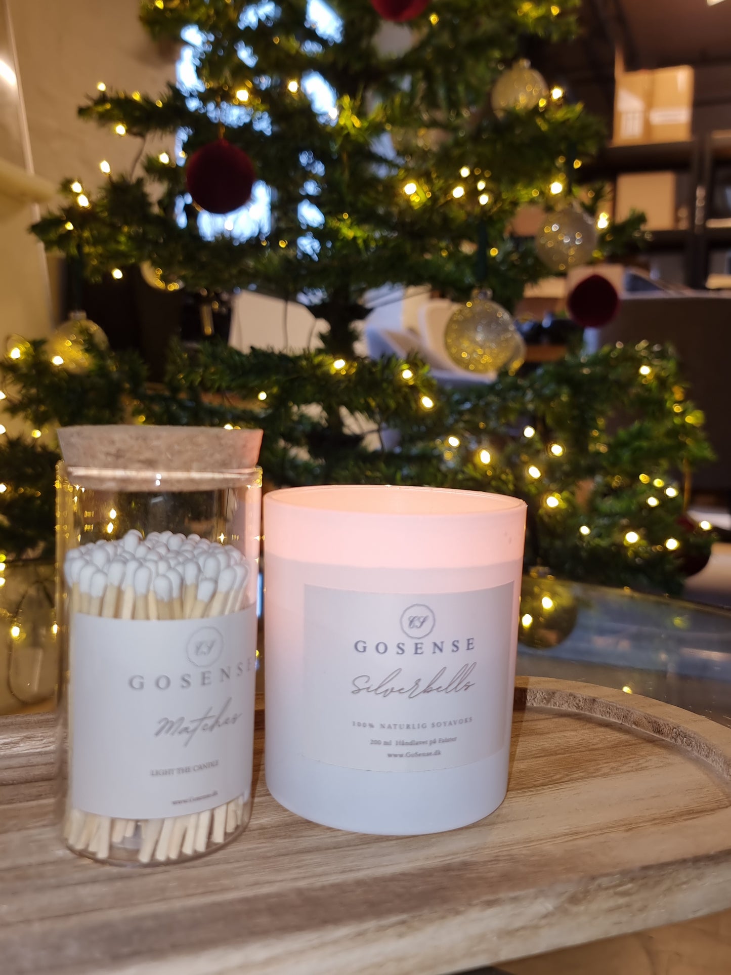 Tændstikker i glas - stor