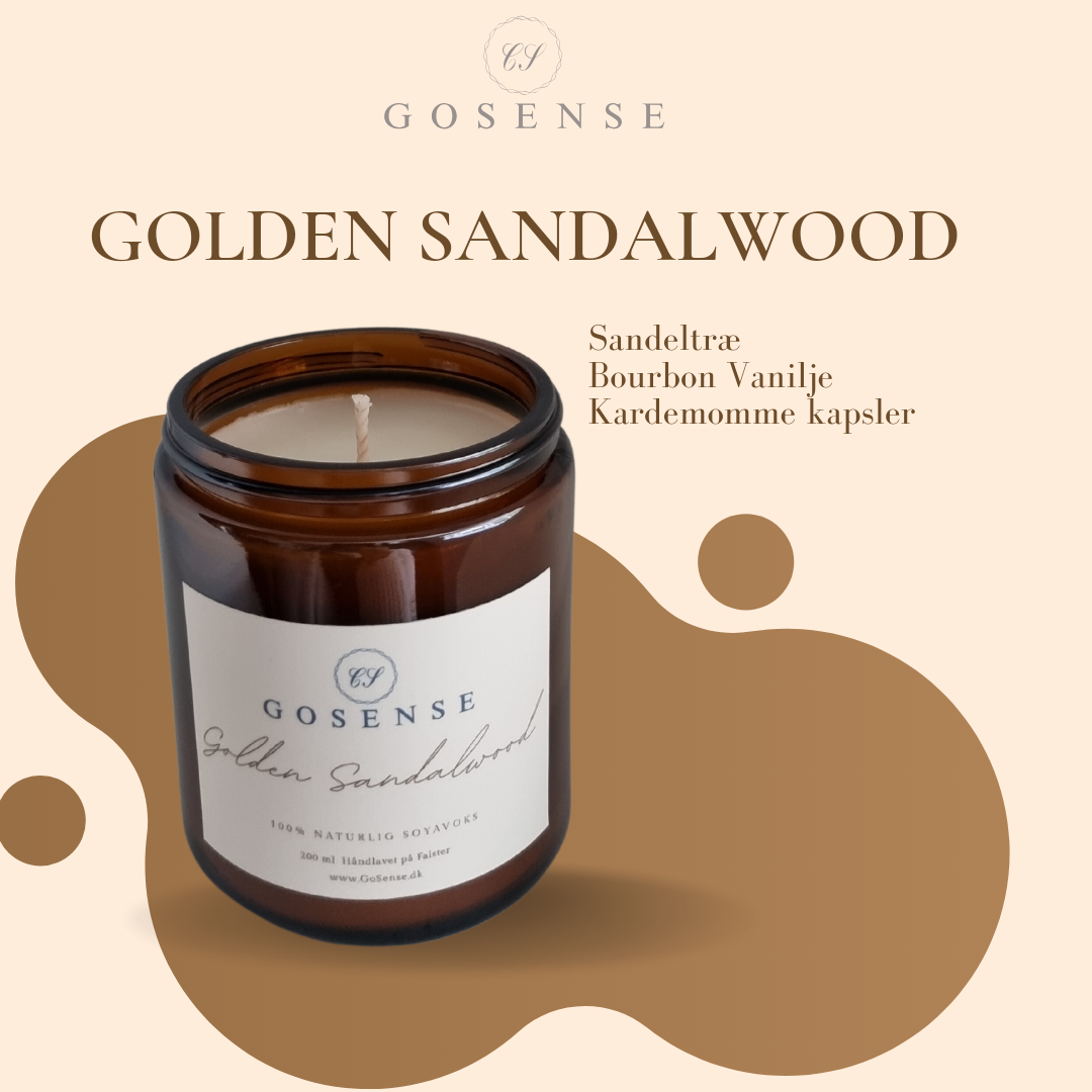 Duftlys "Golden Sandalwood"