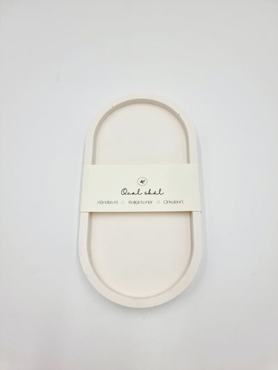 Ovalt Fad - Classic White